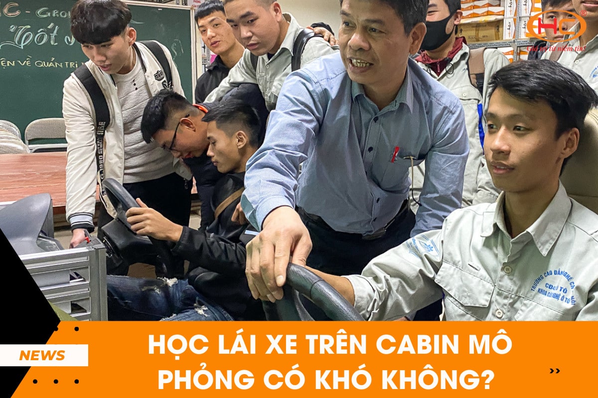 Học lái xe trên thiết bị mô phỏng đào tạo lái xe có khó không?